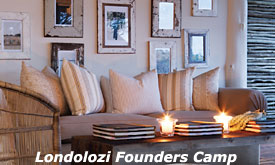 Lounge at Londolozi Founders Camp,Sabi Sands, South Africa