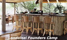 The Bar at Londolozi Founders Camp, Londolozi Private Game Reserve Luxury Safari Lodges, Sabi Sands, South Africa