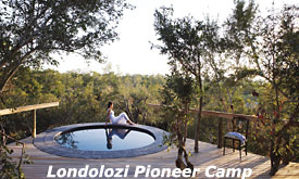 Private Plunge pool, Londolozi Pioneer Camp, Londolozi Private Game Reserve, Sabi Sands, South Africa