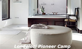 Bedroom at Londolozi Pioneer Camp,Sabi Sands, South Africa