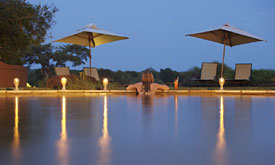 Swimming Pool at Mala Mala Sable Camp, Mala Mala Game Reserve, Sabi Sands, South Africa