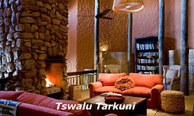 The Lounge at Tarkuni Private Villa, Tswalu Kalahari Reserve